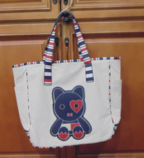 Bolsa tote de lona mascote azul TOMMY Hilfiger rara nova sem etiquetas comprar usado  Enviando para Brazil