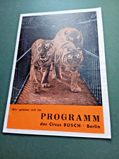 1961 programm circus gebraucht kaufen  Deutschland