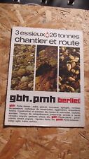 Catalogue brochure berliet d'occasion  Vaison-la-Romaine