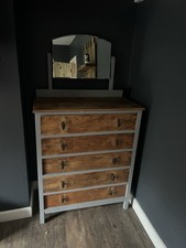 Bedroom drawers mirror for sale  BURNTWOOD