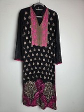 Ladies black embroidered for sale  DAGENHAM