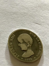 Pesetas spanien 1889 gebraucht kaufen  Fuchsmühl