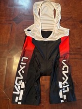 Culotte con tirantes de ciclismo Lixada para hombre 2XL negro rojo blanco acolchado carreras segunda mano  Embacar hacia Mexico