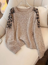 Damen pullover leopardenmuster gebraucht kaufen  Mannheim