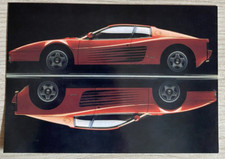 Cartolina ferrari testa usato  Milano