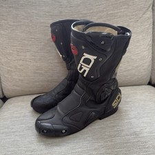 Sidi black motorcycle for sale  PETERBOROUGH
