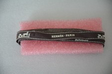 Hermes ruban marron d'occasion  Paris XVII
