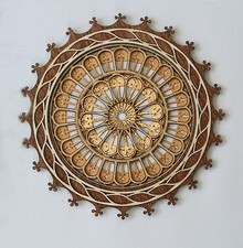 Dekorative stilvolle Rosette (anonym Cembalo aus dem 16. Jahrhundert) comprar usado  Enviando para Brazil