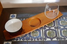 Teak gläsertablett cathrineho gebraucht kaufen  Landshut