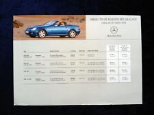 Mercedes slk preisliste gebraucht kaufen  Vechta