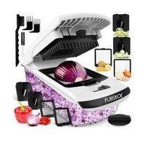 FULLSTAR PICADOR DE LEGUMES E ESPIRALIZADOR 4 EM 1 - FATIADOR COM RECIPIENTE - BRANCO comprar usado  Enviando para Brazil