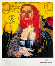 Jean basquiat mona usato  Roma
