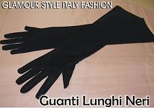 Guanti lunghi neri usato  Nola