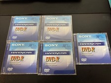 Sony Handycam DVD-R 1.4 GB 30 minutos lado único pacote com 5 comprar usado Sony Handycam DVD-R 1.4 GB 30 minutos lado único pacote com 5 comprar usado  Enviando para Brazil