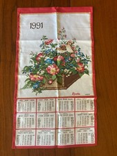 Strofinaccio calendario 1991 usato  Caravate