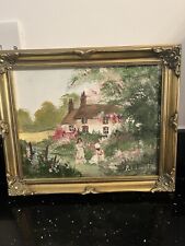 Three landscape oil for sale  PRESTON