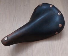 Fahrradsattel retro kernleder gebraucht kaufen  Wollmatingen