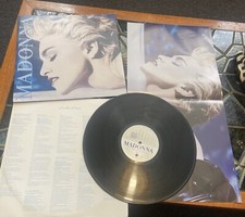 MADONNA TRUE BLUE 1986 Vintage Vinil Lp Disco Álbum +Pôster + Letra da Música comprar usado  Enviando para Brazil