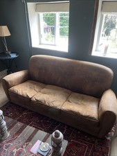 Three seater faux for sale  ABINGDON