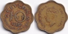 Cents 1951 ceylon d'occasion  Charenton-le-Pont