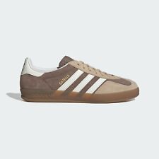 Adidas Gazelle Indoor Sneakersy Oryginalne buty Earth Strata/Białe IF9646 US 4-12 na sprzedaż  Wysyłka do Poland