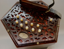 Lachenal antique concertina for sale  ABINGDON