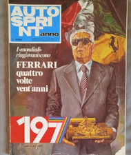 Autosprint 1977 annuario usato  Italia