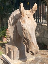 Statua cavallo cemento usato  Calvizzano
