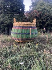 Vintage large woven for sale  UK