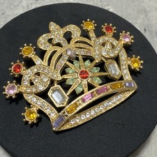 Vintage sparkly crown for sale  BRIDGEND