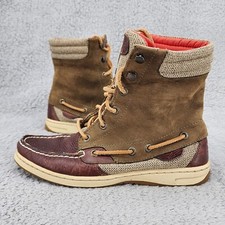 Usado, Botas de tornozelo femininas Sperry tamanho 6 M couro marrom com cadarço sapato de barco conforto ao ar livre comprar usado Usado, Botas de tornozelo femininas Sperry tamanho 6 M couro marrom com cadarço sapato de barco conforto ao ar livre comprar usado  Enviando para Brazil