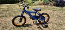 boys 14 bike stabilisers for sale  SWINDON