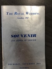 1947 royal wedding for sale  LINCOLN