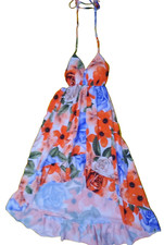 Vestito lungo floreale usato  Santa Marinella