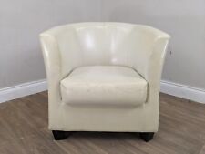 Armchair white faux for sale  BRISTOL