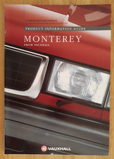 Vauxhall monterey product for sale  BOURNE