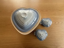 Creuset heart shaped for sale  LONDON