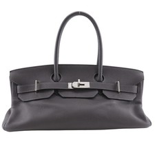 HERMES Torba na ramię Birkin 42 Szara / Srebrna Okucia Taurillon Clemen... na sprzedaż  Wysyłka do Poland