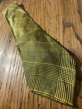 Vintage Excelente Estado Usado Coleção Higbee Pavilion Gravata Larga de Seda Houndstooth Feita Na Itália comprar usado  Enviando para Brazil