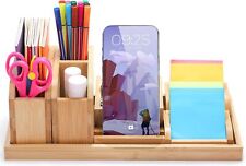 Bamboo desk organizer for sale  New York
