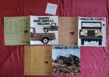 N°21379 /  FORD  Brasil / 3 dépliants jeep.pick up.F75.... comprar usado  Enviando para Brazil