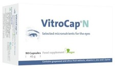 Cápsulas de micronutrientes Vitrocap N para tratar flutuadores de humor vítreo pacote com 90, usado comprar usado  Enviando para Brazil