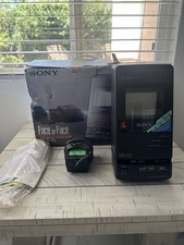 Transceptor Sony Face to Face PCT-15 preto imagem estática com cabo de alimentação caixa - Testado comprar usado  Enviando para Brazil