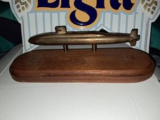 Vintage brass submarine for sale  Franklin