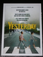 Filmkarte cinema yesterday gebraucht kaufen  Karlsruhe