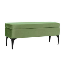 Upholstered storage bench for sale  Ashford