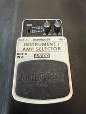 Usado, Pedal seletor de instrumento/amplificador Behringer AB100 - usado comprar usado  Enviando para Brazil