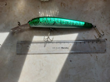 Wobbler grün silber gebraucht kaufen  Breitenbrunn/Erzgeb.