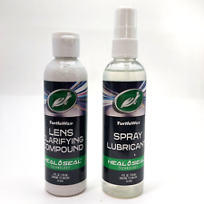 Compuesto clarificador de lentes TurtleWax y lubricante en aerosol para restauración de faros segunda mano  Embacar hacia Mexico