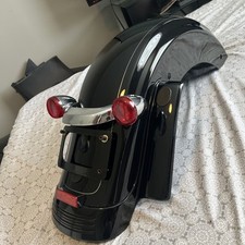 09-23 Harley Touring Street Glide / Road Glide para-lama traseiro preto vivo comprar usado  Enviando para Brazil